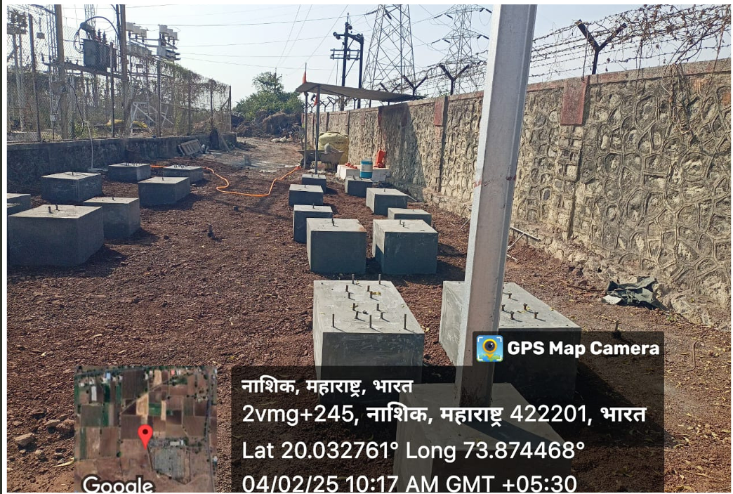 Bay switchyard foundations